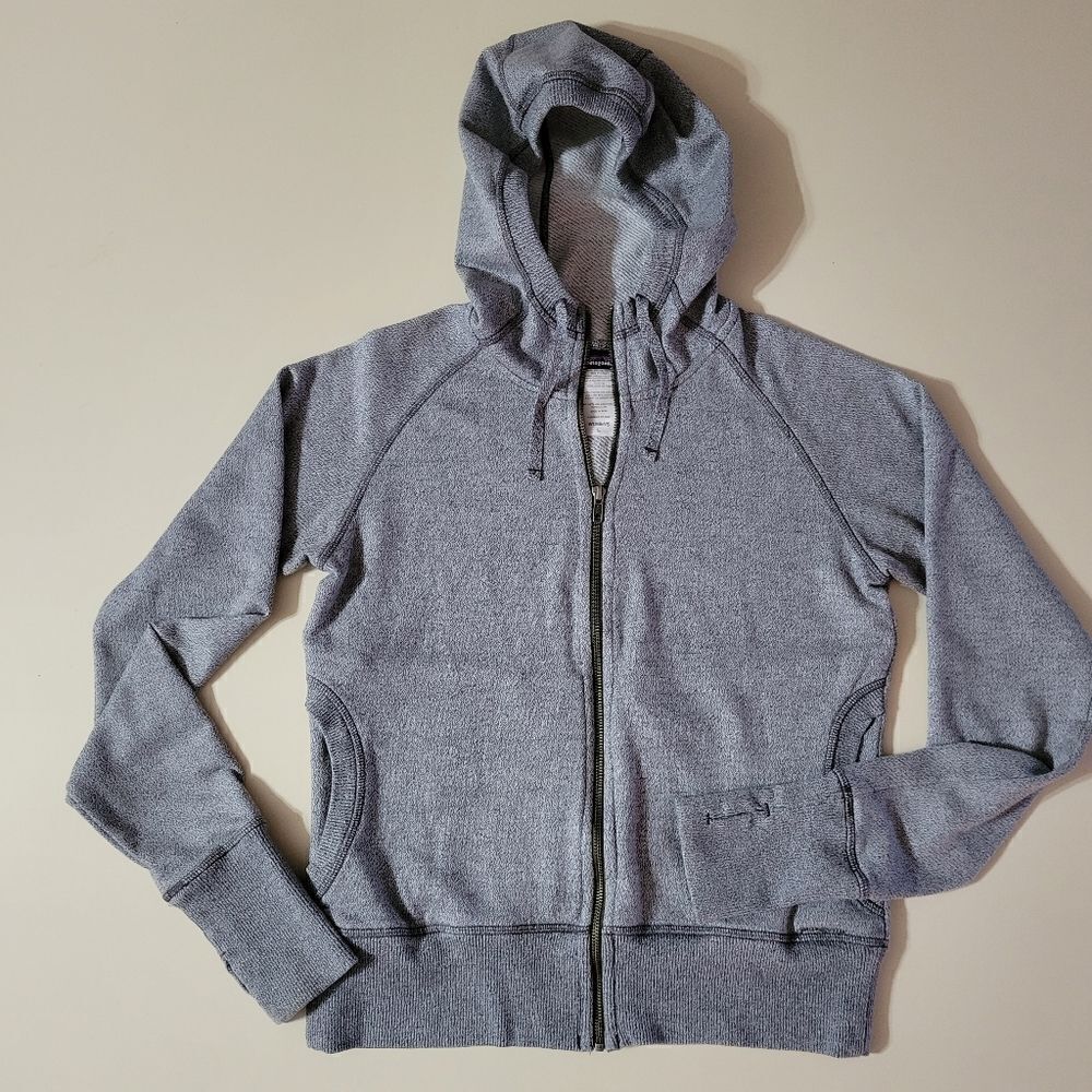Patagonia Heathered Gray Cloud Stack Zip-Up Hoodie sweatshirt